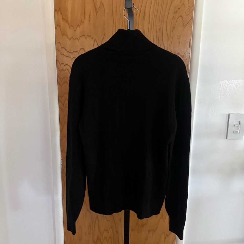 Todd Snyder Men's Black Turtleneck cashmere Sweater